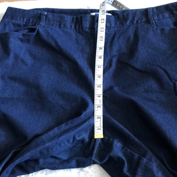 Eloquii Regular Fit Denim Kady Pant Dark Wash - Picture 8 of 9